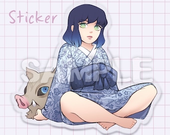 Demon Anime || Boar boy (STICKER)