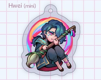 Hwei (League of Legends) || 1,5" nyckelring