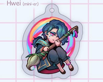 Hwei (League of Legends) || 1" Phone Charm