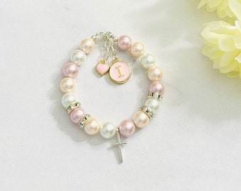 Bracelet, Baptism Gifts, First Communion gifts, Confirmation gifts, Catholic Gifts, Mothers' gifts, gifts for goddaughter, niece, baby girl