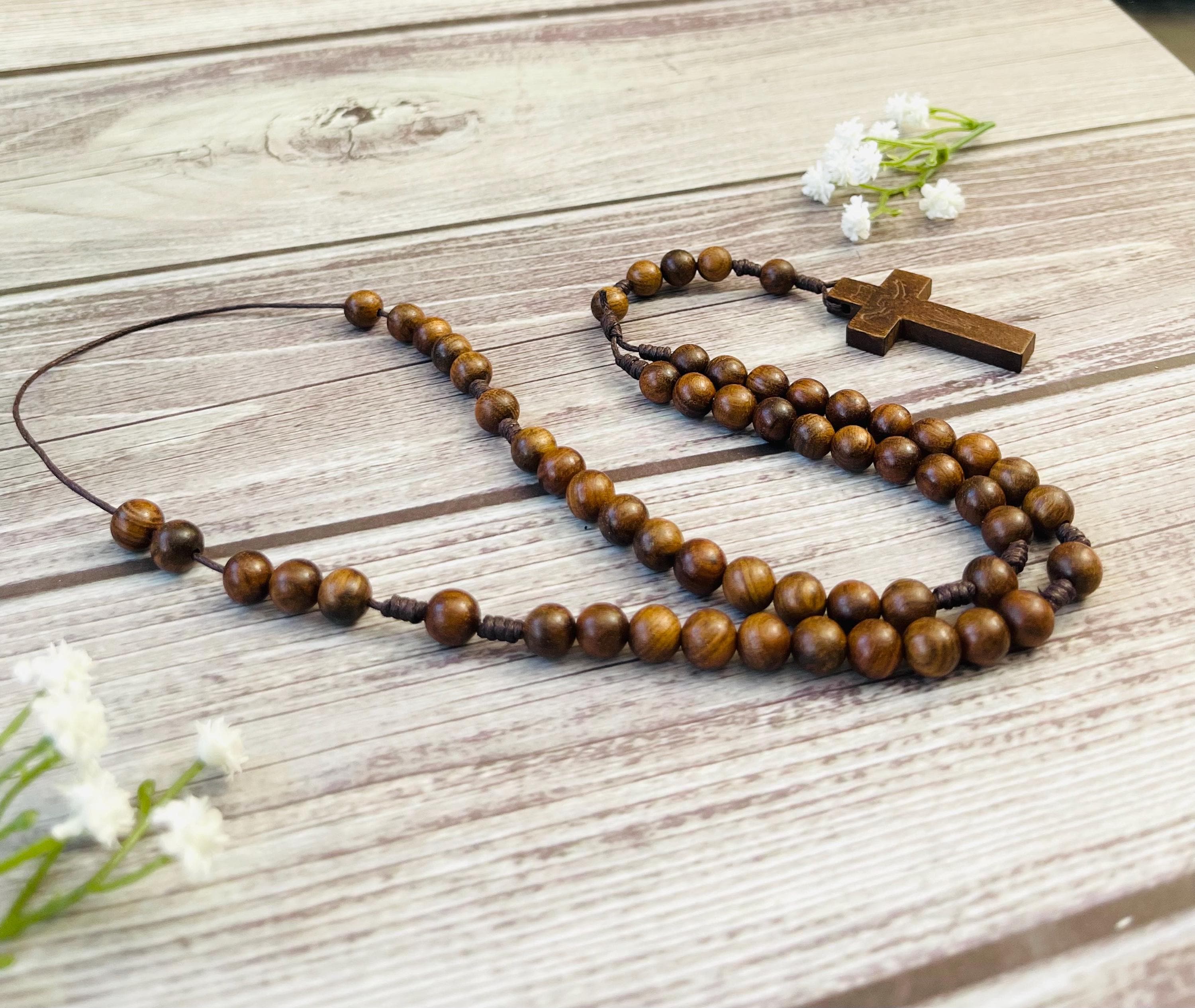 Mens Rosary Necklace - Main Image