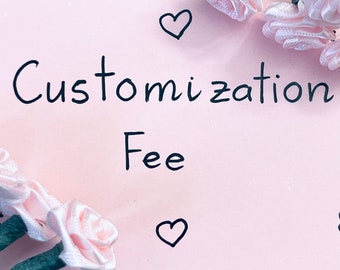 Frais de personnalisation/frais de mise à niveau d'expédition