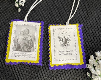 Sint-Jozefscapulier, bevestiginggeschenken, doopgeschenken, doopgeschenken, eerste communiegeschenken rozenkrans voor mannen