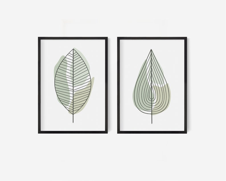 Set of Prints Printable Wall Art Digital Prints Set of 2 Etsy