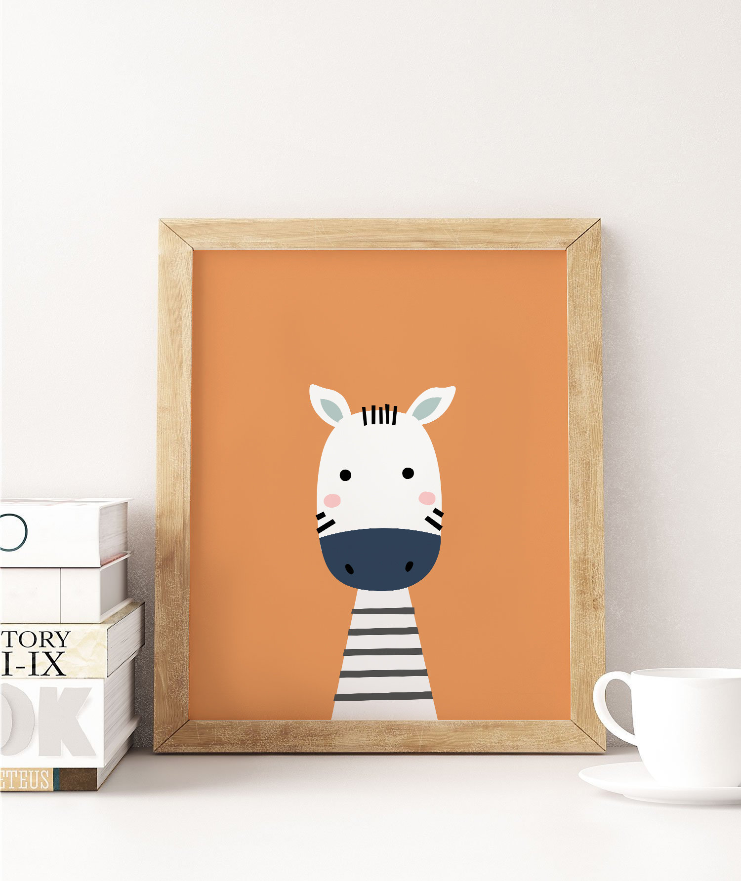 Set of 3 Safari Kids Wall Art Kids Animal Prints Giraffe Etsy