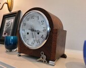 Cute feet. Samui Lawrence London 8 day strike mantel clock.