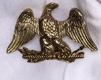 Bald Eagle Flying Victorian Brass Brooch Pin B-bird-4 - Etsy