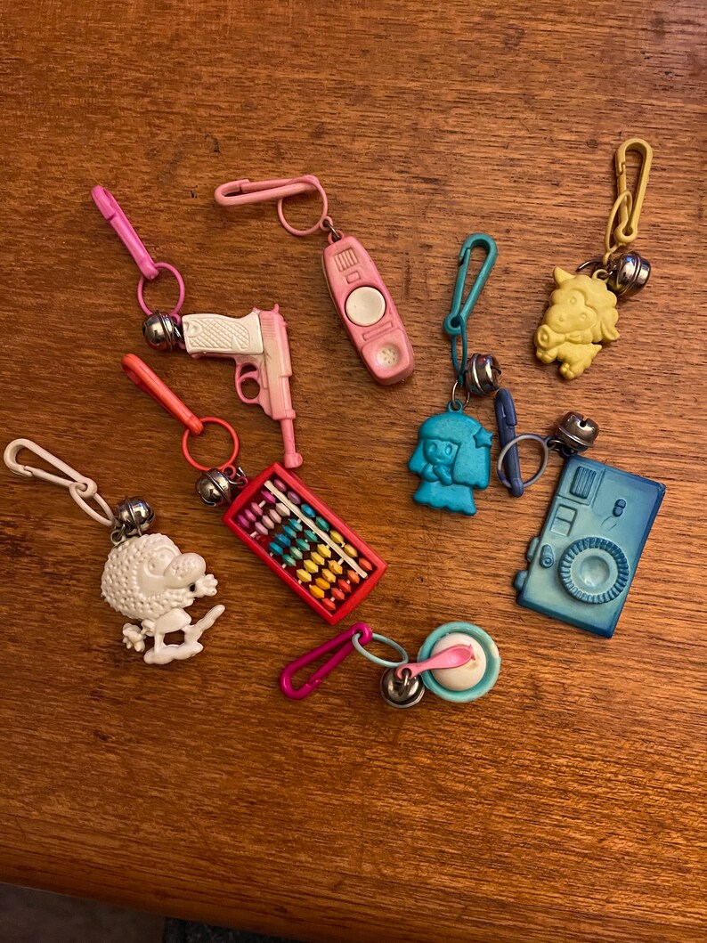 1980s Plastic Fun charms Charm necklace80s toys Etsy