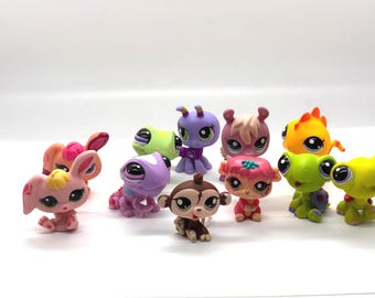 Littlest Pet Shop Figures – Choose Your Pet – Monkey, Turle, Gecko, Dino, Bunny – LPS Toys
