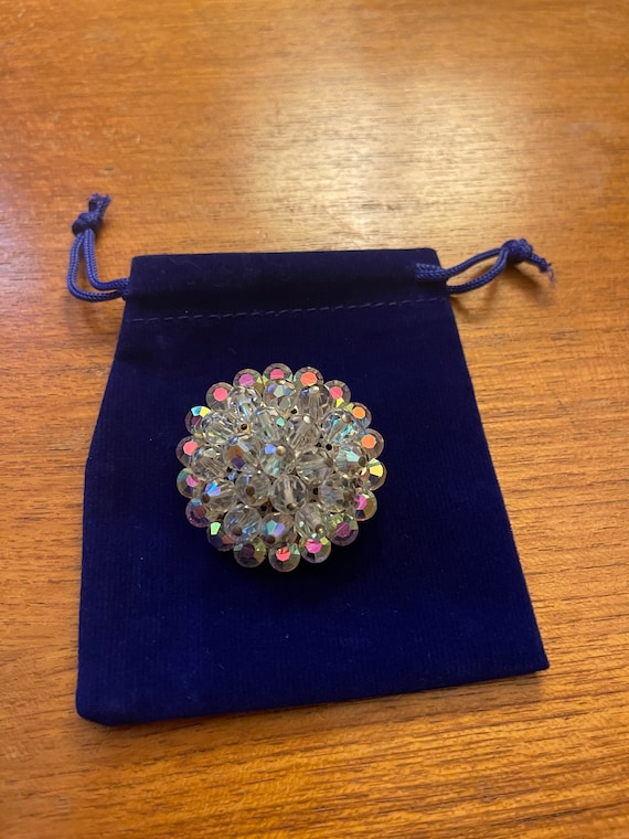 Vintage Aurora Borealis  Sparkling Pin / Brooch