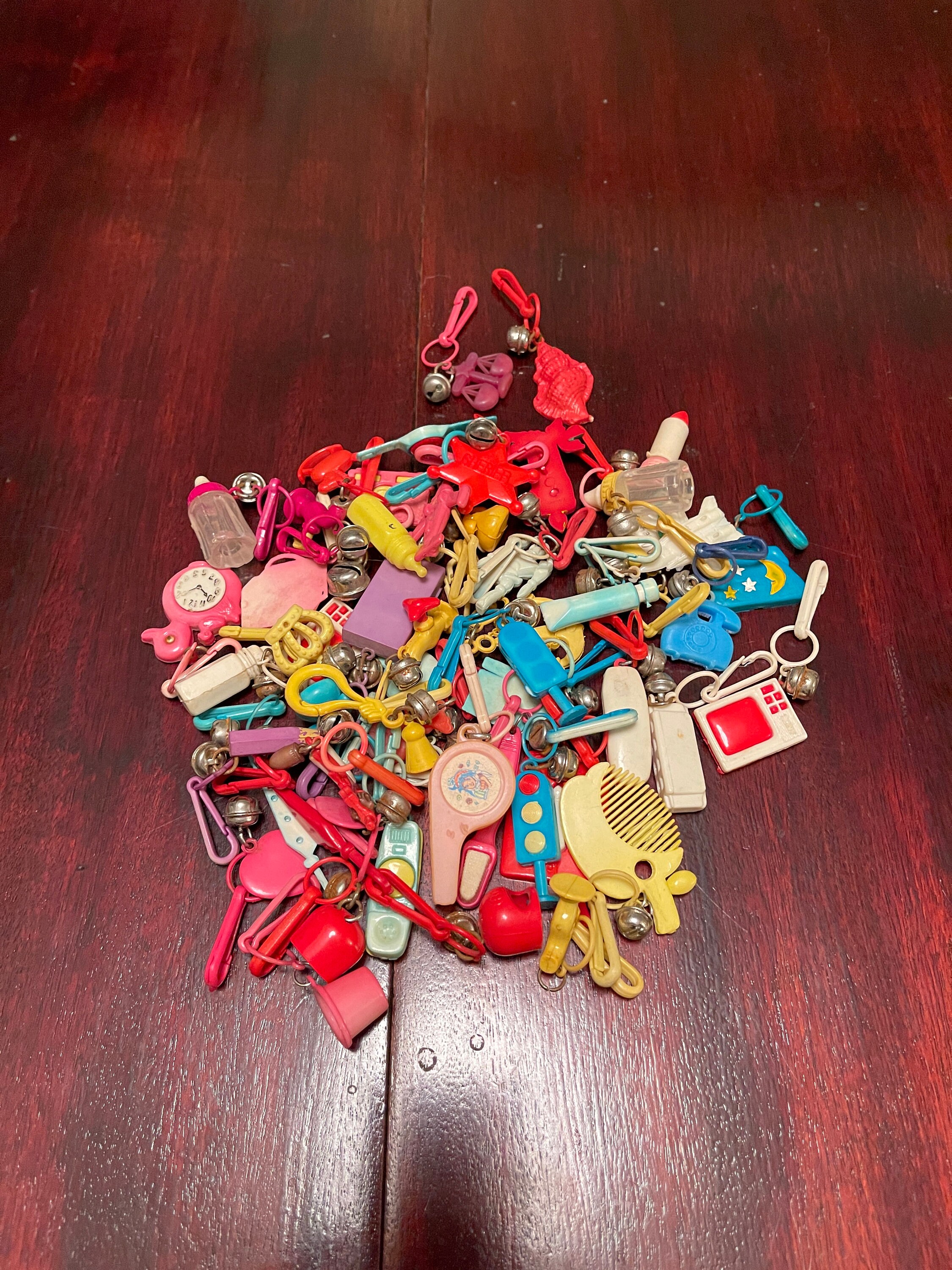 1980s Plastic Charm Bracelets & Necklaces. I LOVED THEMhad a ton. Anyone  else remember these lil beauties…