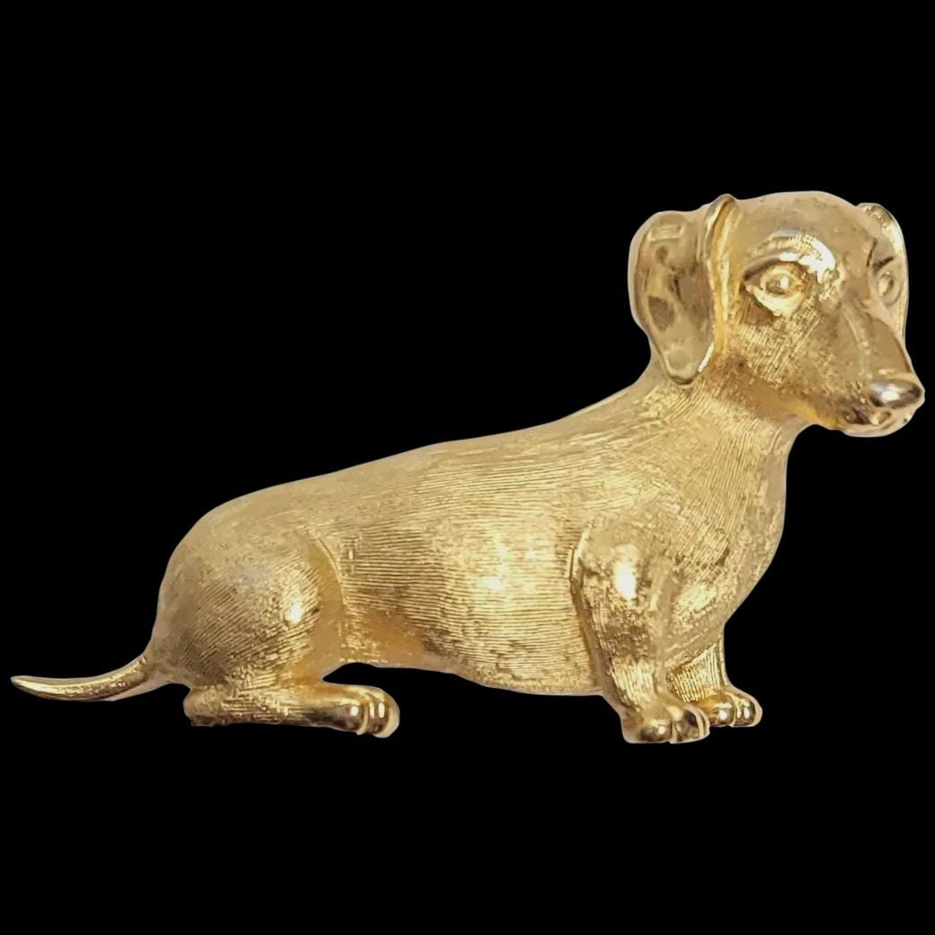 Trifari dog brooch - Etsy 日本