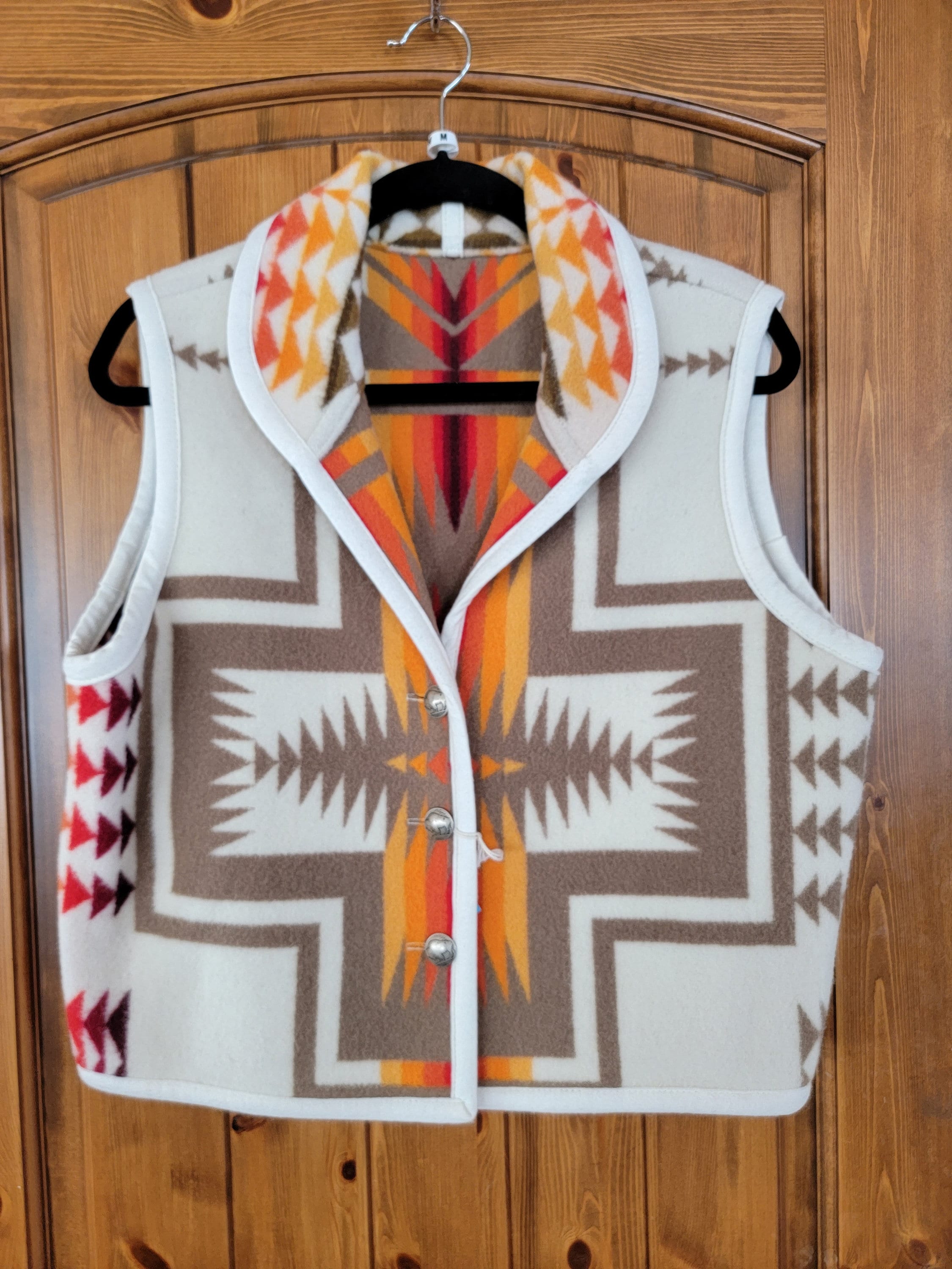 Pendleton Indian Vest - Etsy
