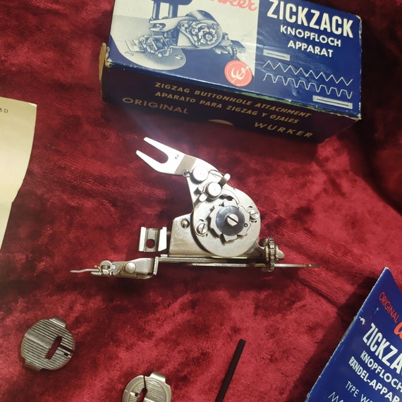 Vintage Zigzag Sewing Machine Attachment Singer Pfaff Tikka 221