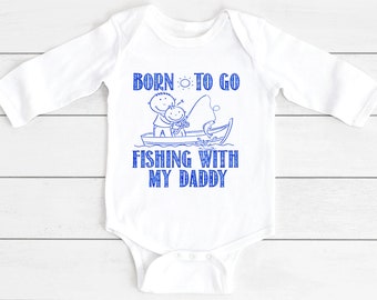 Fishing Baby Grows-Printed-Trainee Angler-Funny Baby Grows-Baby Grows-Premature Baby Clothes-Newborn Baby