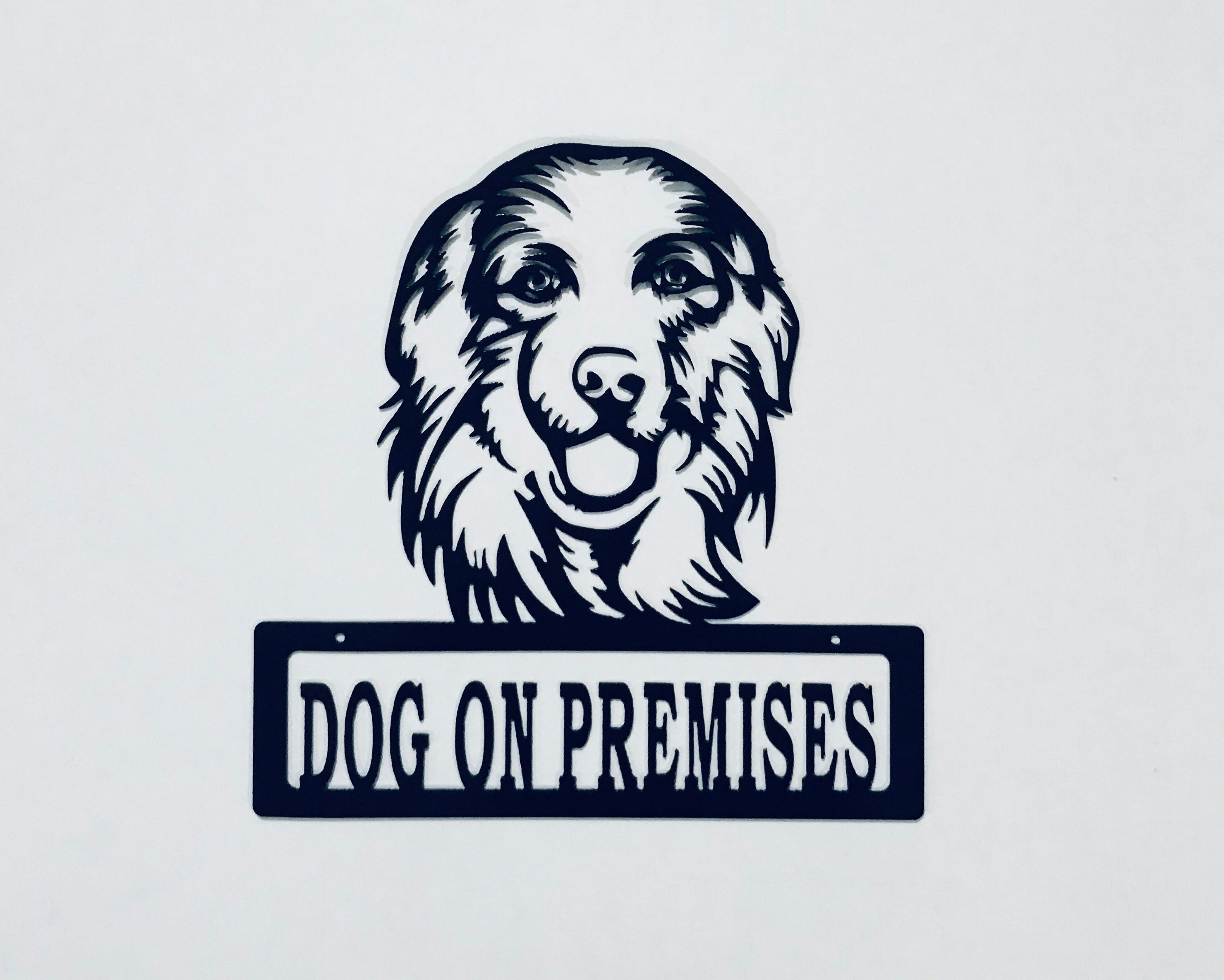 Pyrenäen Willkommen Metall Schild oder Hund auf Den Rand der Etsy