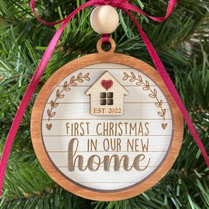 First Christmas in New Home Ornament