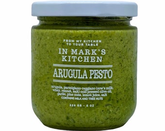 In Mark's Kitchen Fresh Artisanal Arugula Pesto