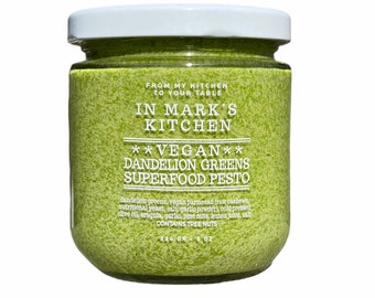 In Mark's Kitchen Gourmet Vegan Dandelion Greens Superfood Pesto