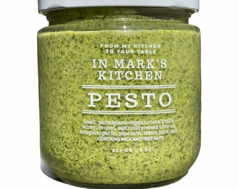 In Mark's Kitchen Frisches handwerkliches Gourmet-Pesto