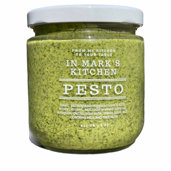 In Mark's Kitchen Frisches handwerkliches Gourmet-Pesto