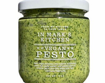 In Mark es Kitchen Fresh Artisanal Vegan Basil Pesto