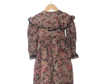 Francoise Bouthillier Vintage Girls Floral Dress Size 5