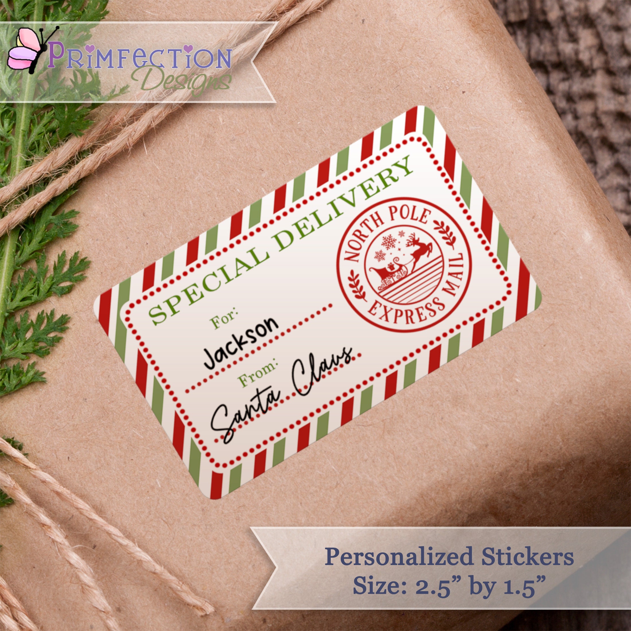 Special Delivery from Santa Claus - Personalized Gift Tags - Printable at  Printable Planning for only 5.95