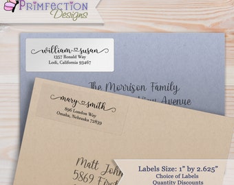 Return Address Labels Personalized, Clear Address Labels, Wedding Address Labels, Custom Address Stickers, Housewarming Gift Address Labels