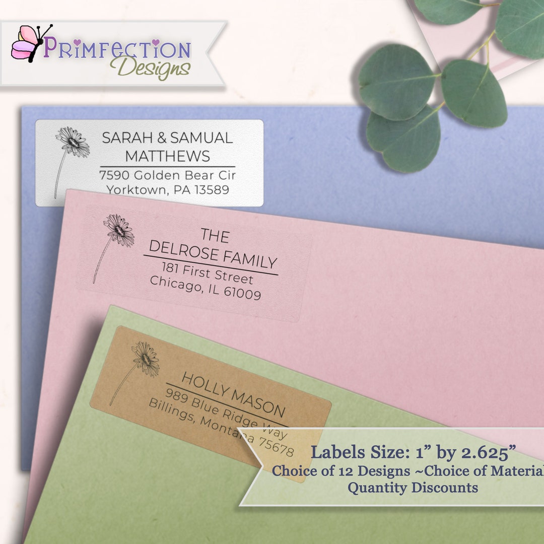 Return Address Labels | Personalized Labels | Mailing Labels | Save the