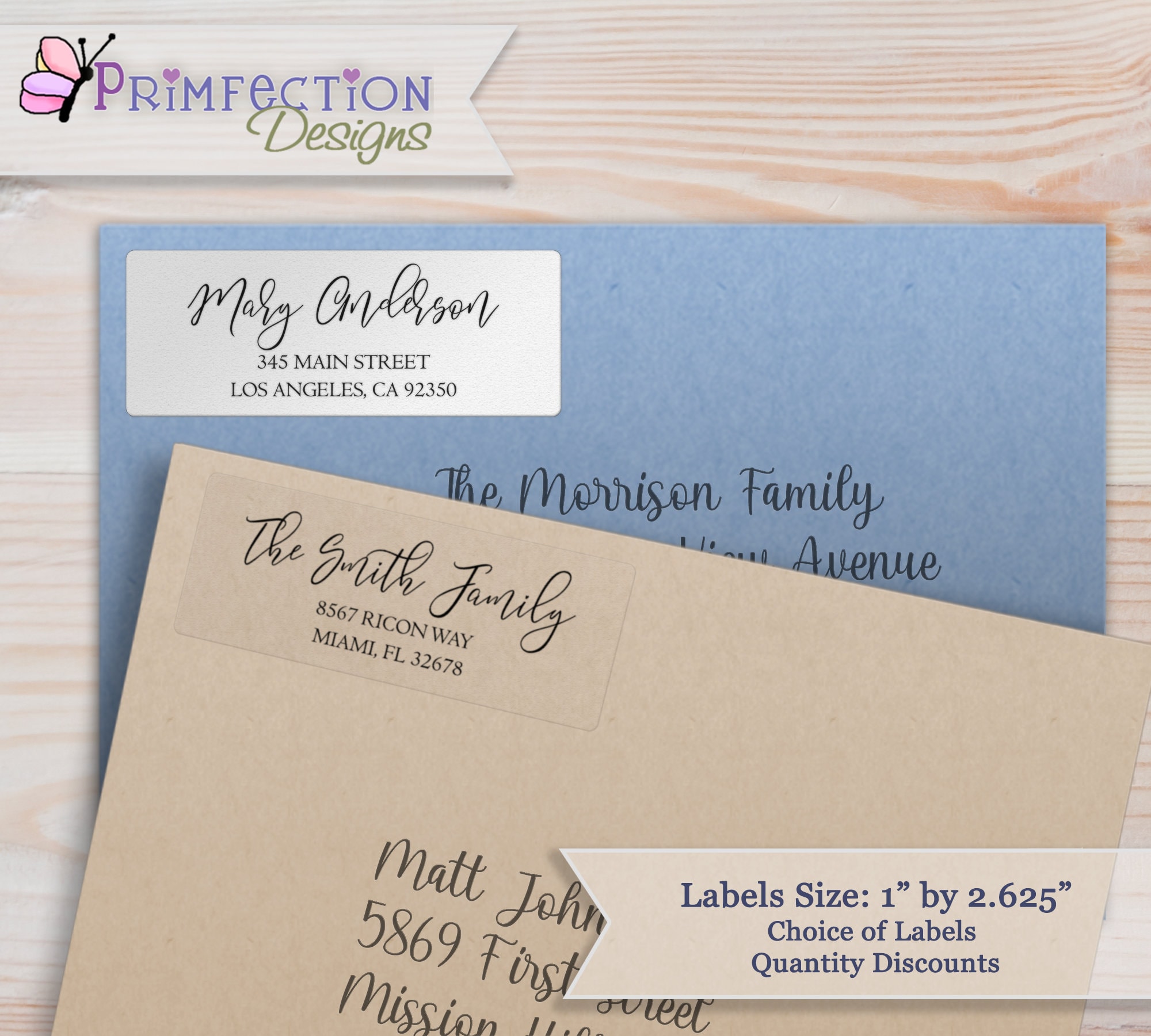 Is it tacky to use labels on wedding invitations | Beachweddingtips.com
