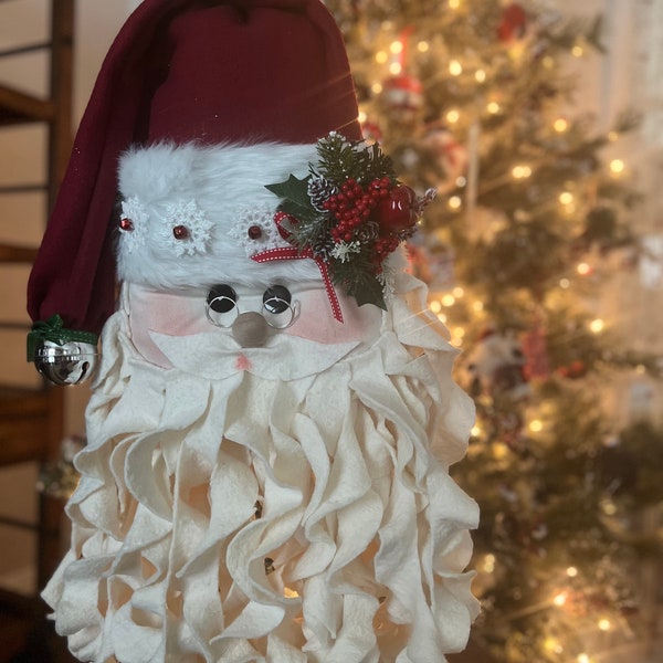 Santa Beard Door Wreath / Hanger