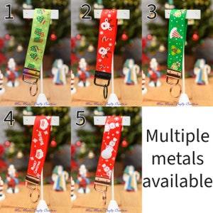 Christmas Lanyards and Wristlets