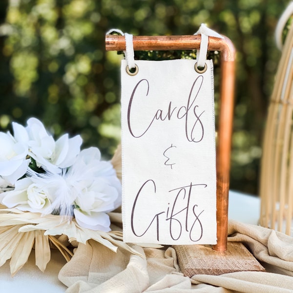 Cloth Wedding Table Number Sign | Cloth Canvas Wedding Signs | Modern Event Table Numbers | Table Number Flags | Cards and Gifts Cloth Sign