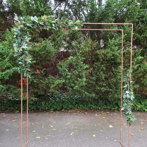 Copper Wedding Arch Backdrop Copper Wedding Arch Double Etsy