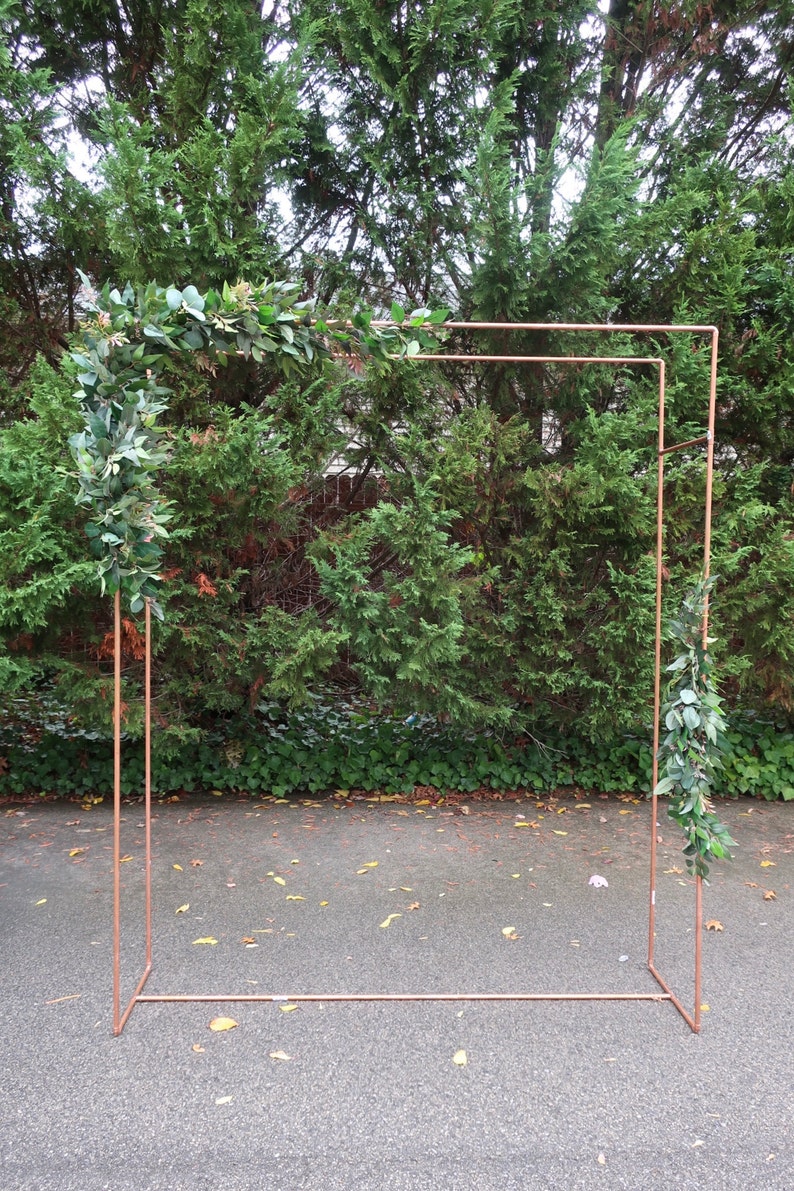 Copper Wedding Arch Backdrop Copper Wedding Arch Double Etsy
