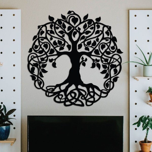 Metal Tree of Life Wall Art Tree of Life Wall Decor Tree of Life Sign Metal Outdoor Sign Weatherproof Sign Housewarming Gift Anniversary