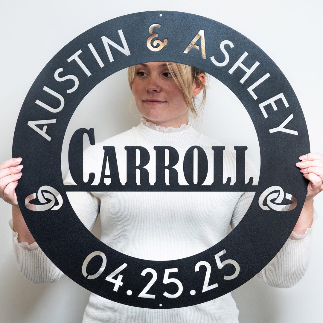 Metal Mr and Mrs Sign Wedding Signs Custom Wedding Gift Personalized ...