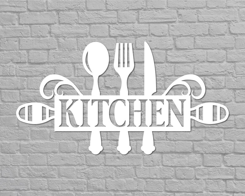 Metal Kitchen Sign Decor Kitchen Wall Decor Kitchen Wall Art Etsy