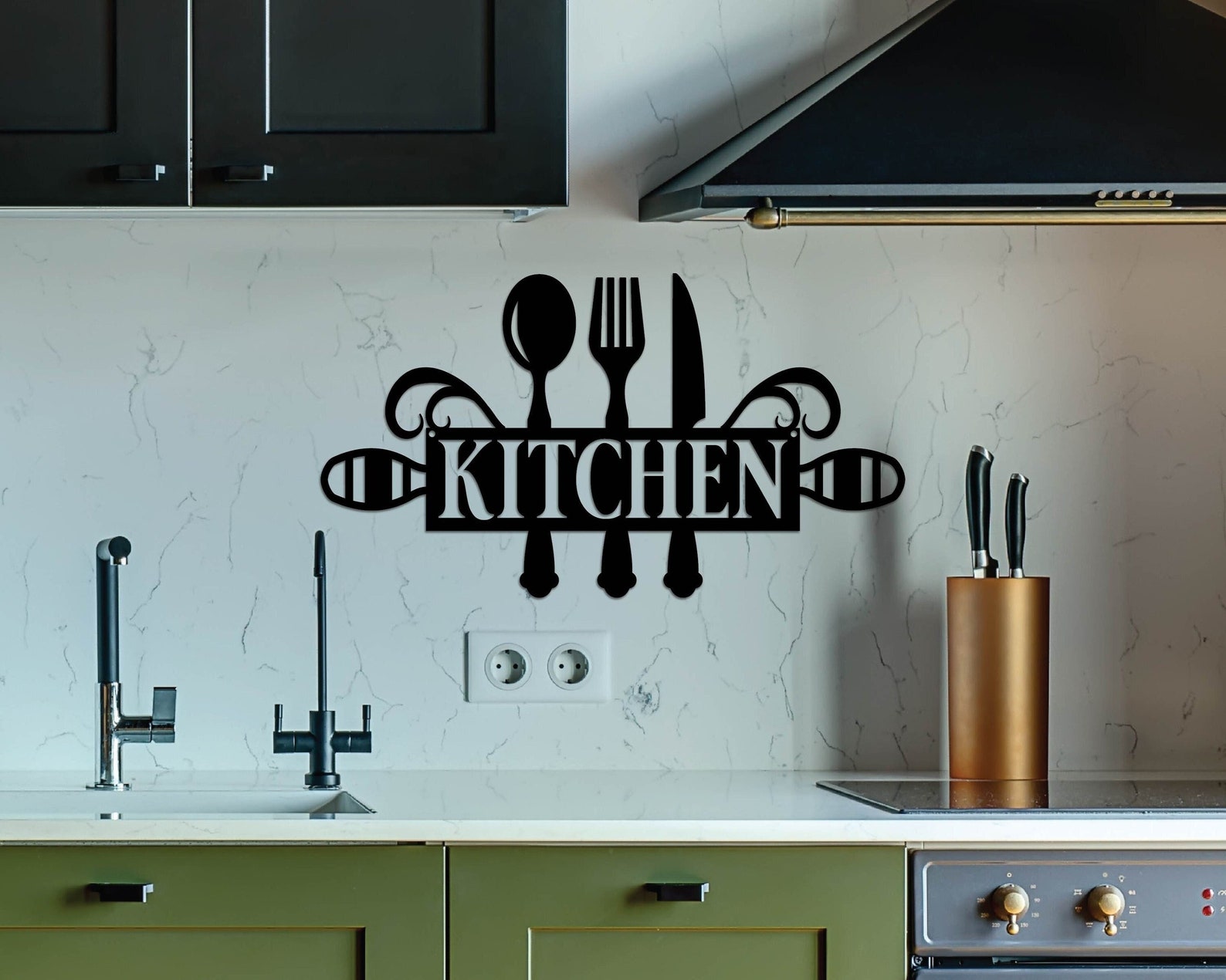 Metal Kitchen Sign Decor Kitchen Wall Decor Kitchen Wall Art - Etsy