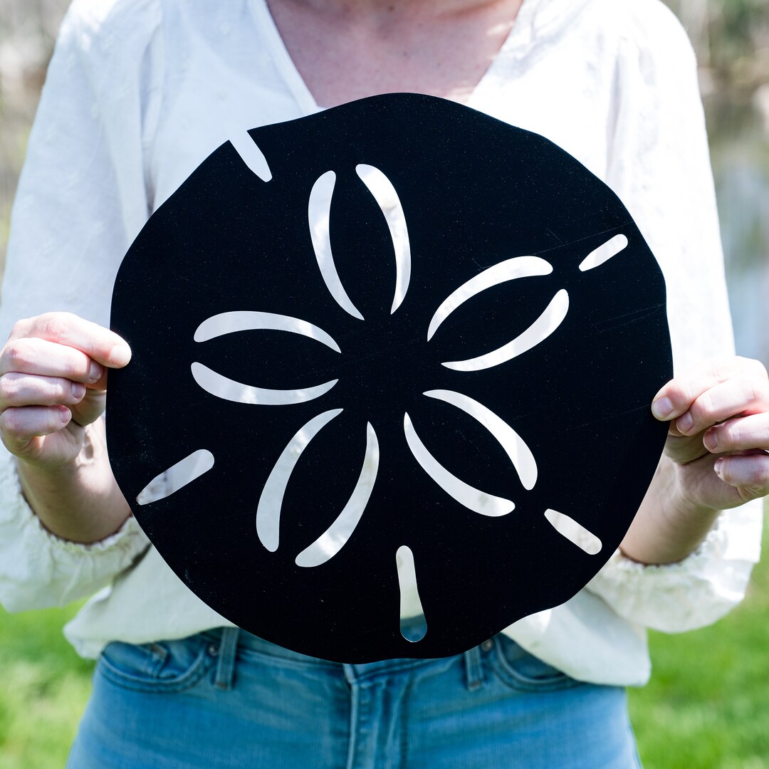 Sand Dollar Metal Sign for House | Lake House Decor | Nautical Decor ...