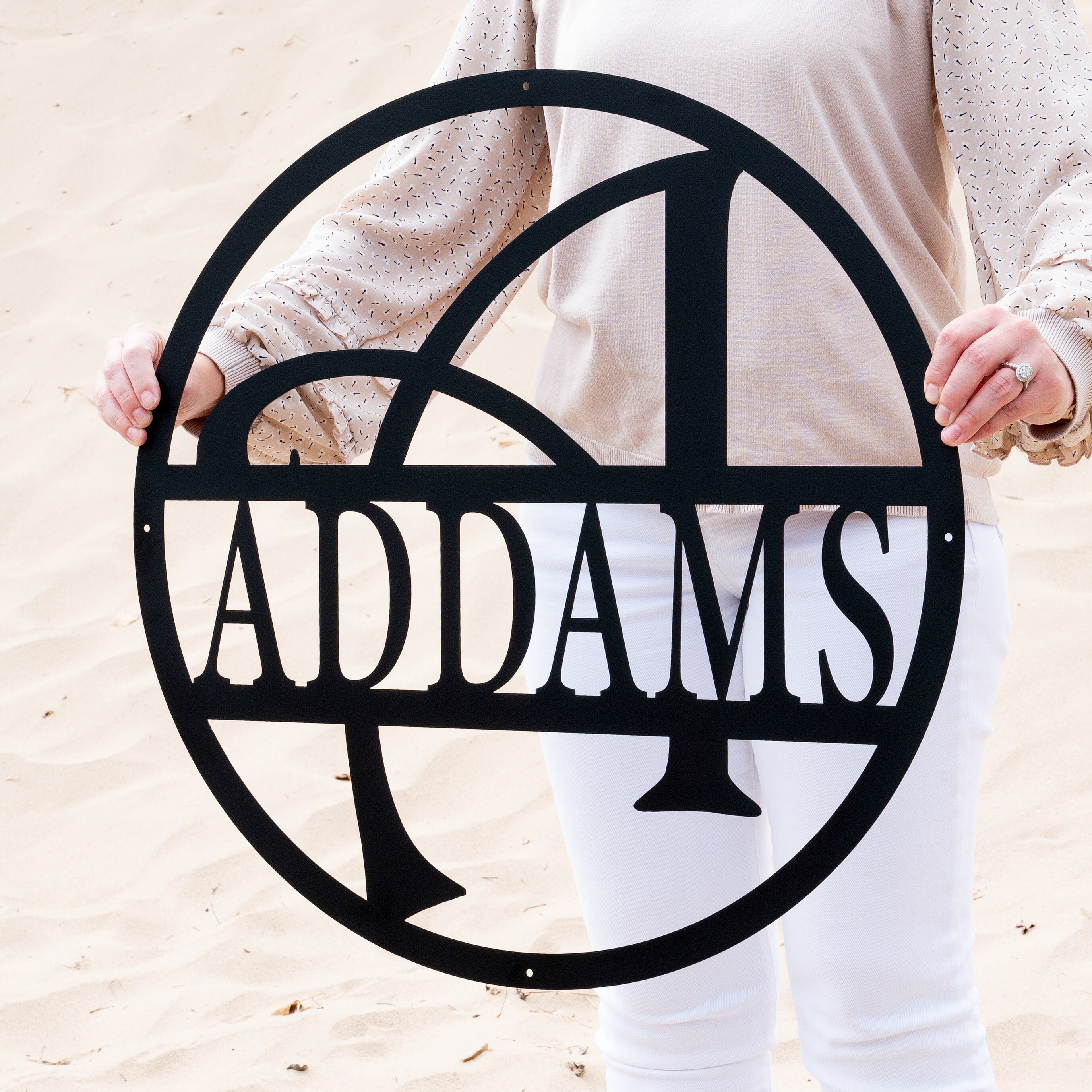 Custom Metal Last Name Letter Signs | Monogram Wall Decor | Metal Wall ...