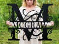 Custom Metal Signs | Monogram Wall Decor | Metal Wall Art | Last Name Sign | Family Name Sign | Personalized Wedding Gift | Custom Metal Art