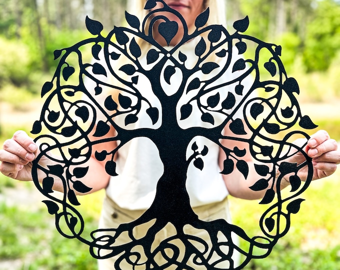 Metal Tree of Life Wall Art Tree of Life Wall Decor Tree of Life Sign Metal Outdoor Sign Weatherproof Sign Housewarming Gift Anniversary