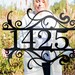 House Number Sign | Metal Address Sign | Address Plaque | Home Number Sign | Custom Address Decor | House Warming Gift | Front Door Sign 