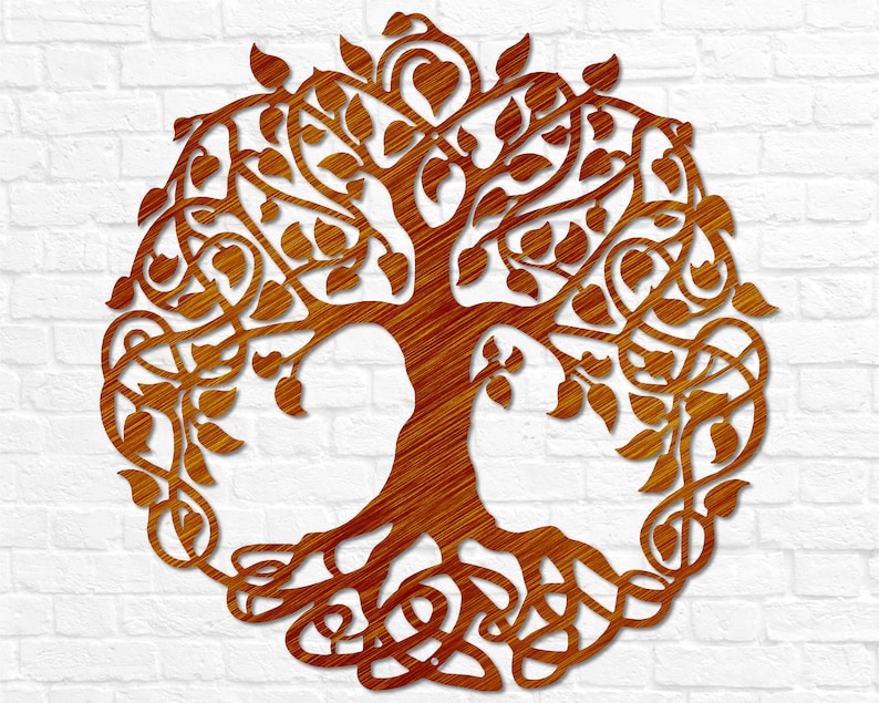 Metal Tree of Life Wall Art Tree of Life Wall Decor Tree of Life Sign Metal Outdoor Sign Weatherproof Sign Housewarming Gift Anniversary Copper