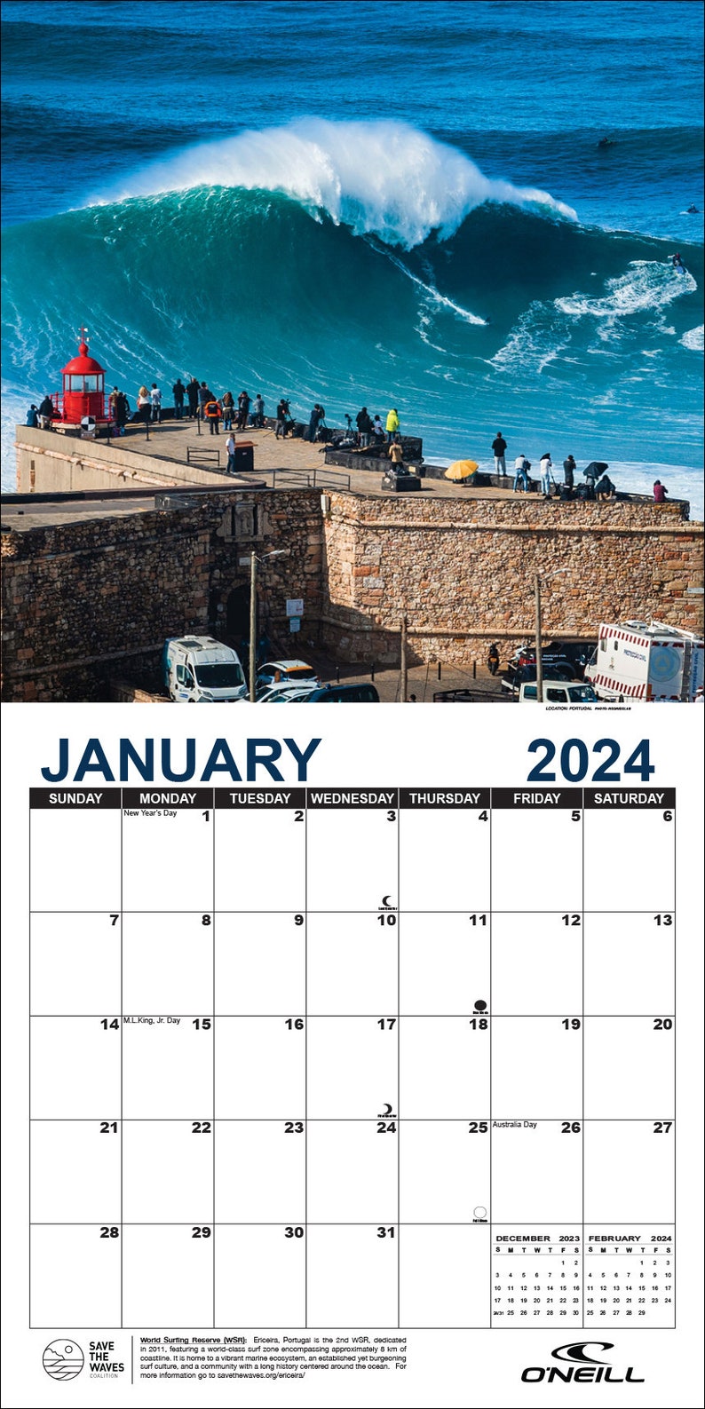 GLOBAL SURF 2024 CALENDAR Etsy
