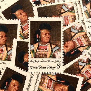 5 American Indian Stamps – 1968 – Scott 1364 – Six Cents – Vintage Unused USPS