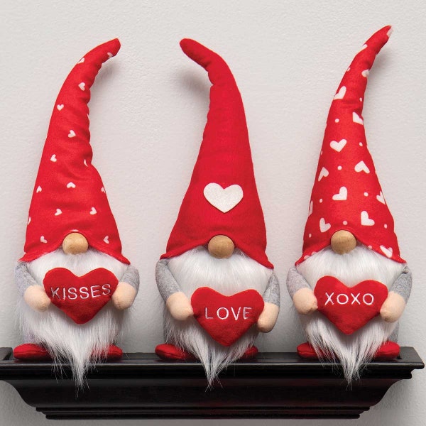 Kisses, Love,  XOXO Valentine's gnome, Valentine, be my valentine