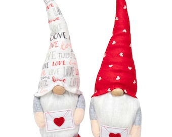 Love and Heart Valentine's gnome, love letter, be my valentine